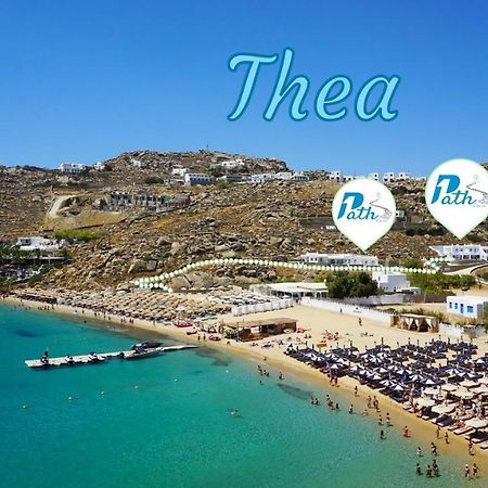 1Path Thea Mykonos Super Paradise Beach House Mykonos Town Eksteriør billede