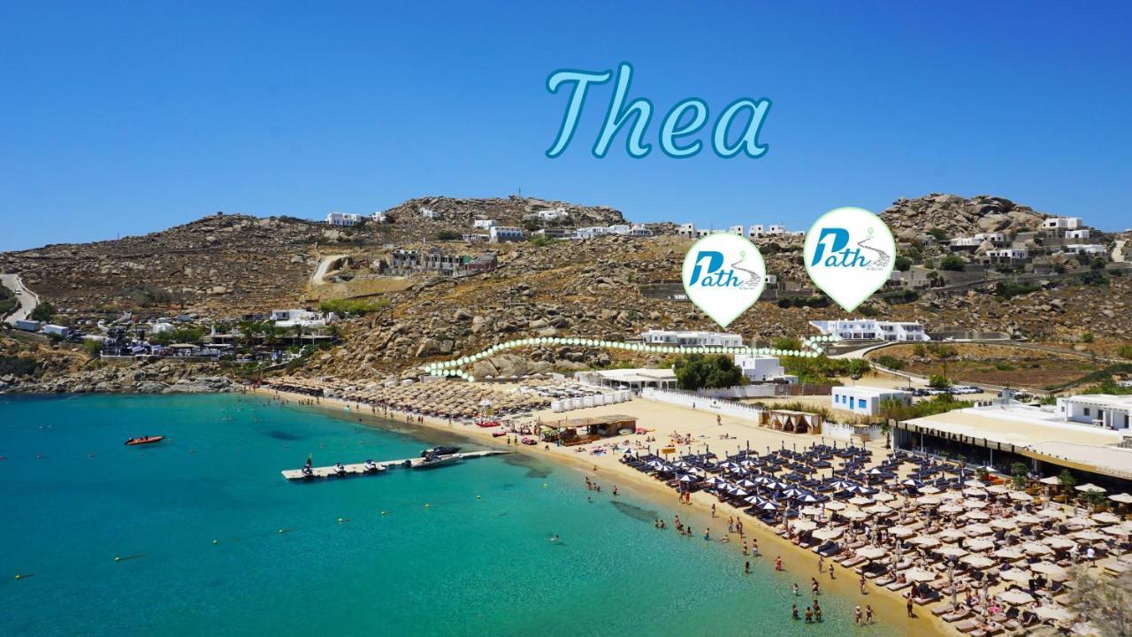 1Path Thea Mykonos Super Paradise Beach House Mykonos Town Eksteriør billede